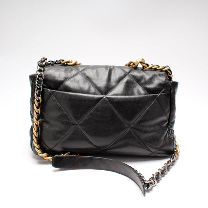 Chanel Quilted Goatskin 19Large Flap 29M Bag