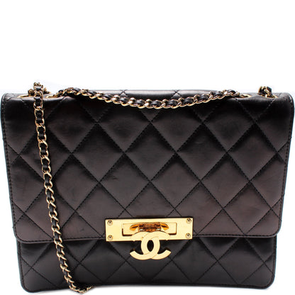 Chanel Golden Class Flap Quilted Lambskin 18M Bag