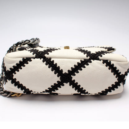 Chanel Quilted Goatskin 19 Medium Flap 30M Bag