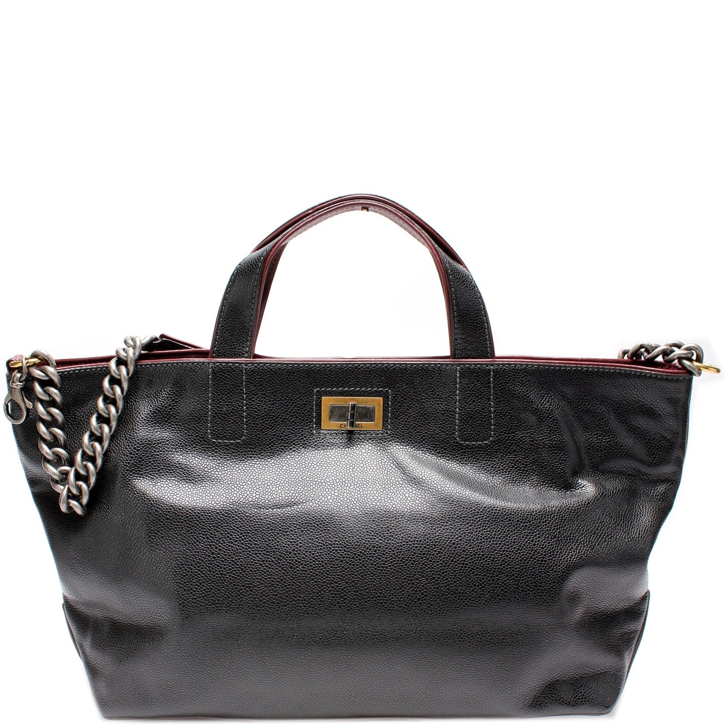 Chanel Mademoiselle Lock Chain Tote Bag