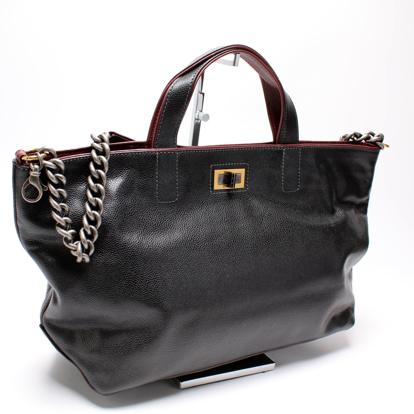 Chanel Mademoiselle Lock Chain Tote Bag