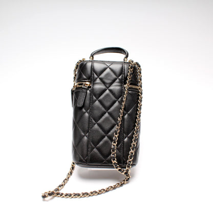 Chanel Classic Vanity Case Phone Holder Quilted Lambskin 32M Bag
