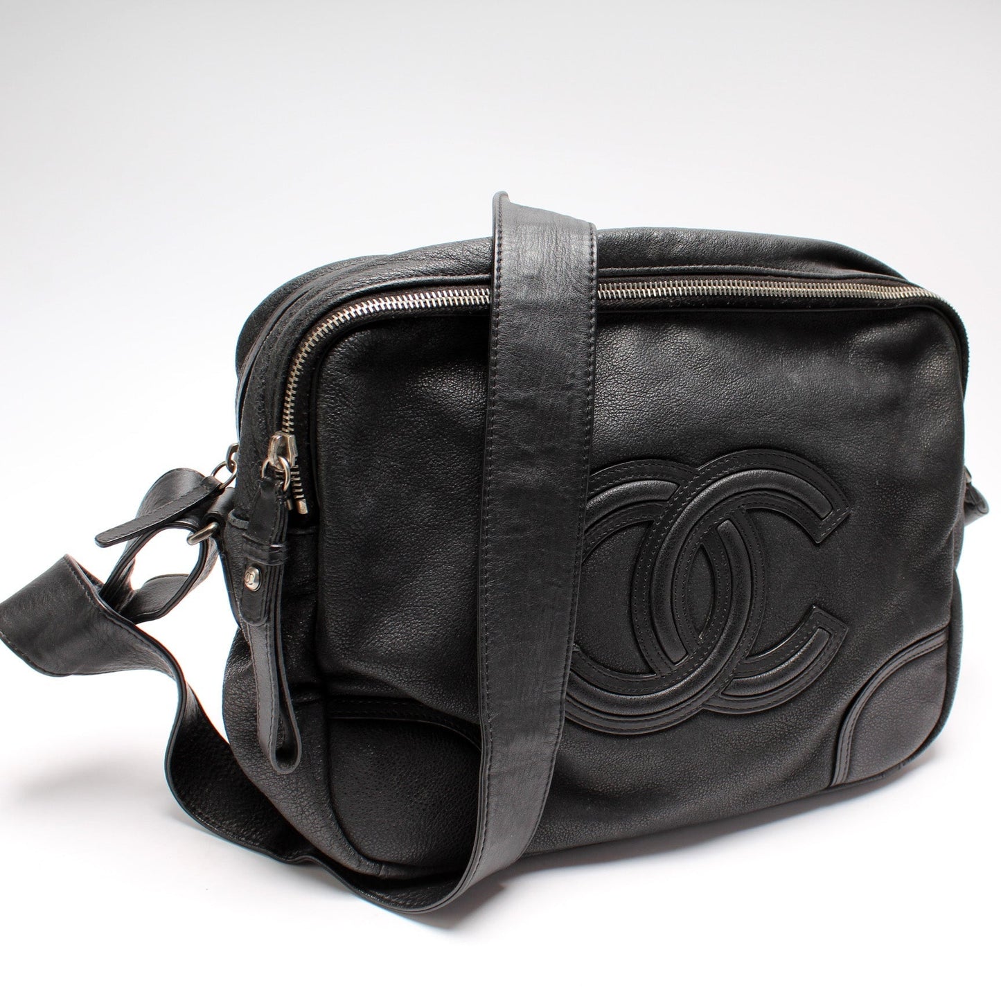 Chanel CC Camera Large Washed Calfskin 14M Bag