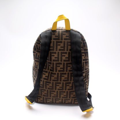 Fendi Zucca Canvas Monster Eyes Small Backpack Bag