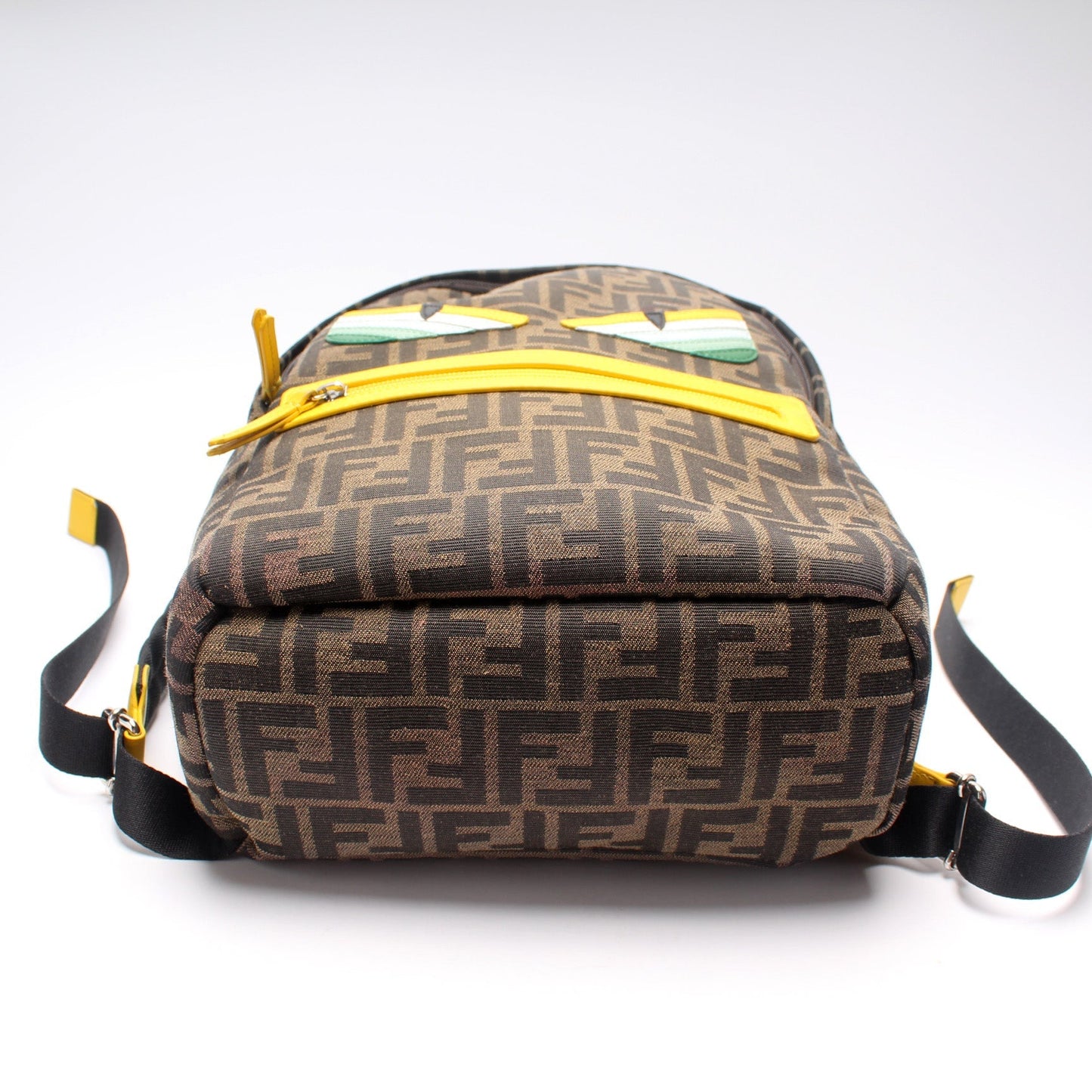 Fendi Zucca Canvas Monster Eyes Small Backpack Bag