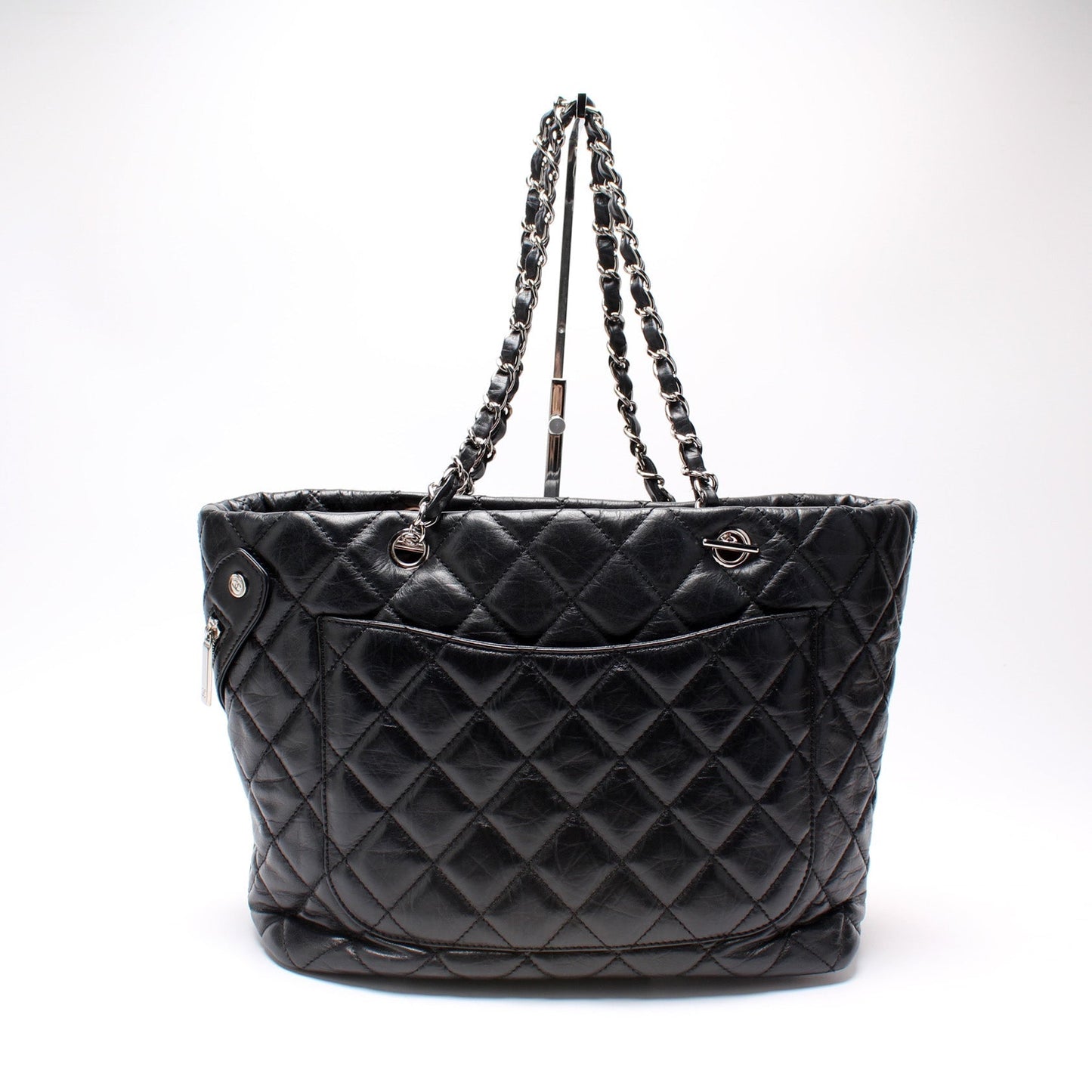 Chanel Cotton Club Ligne Aged Calfskin Tote 11M Bag