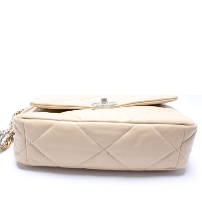Chanel Quilted Goatskin 19 Large Flap Bag