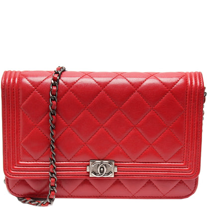 Chanel WOC Boy Lambskin Bag