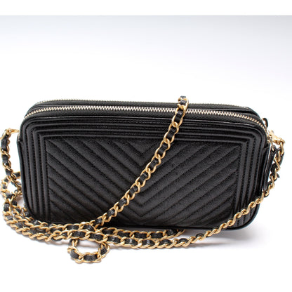 Chanel WOC Boy Double Zip Bag
