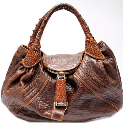 Fendi 8BR511 Spy Leather Bag