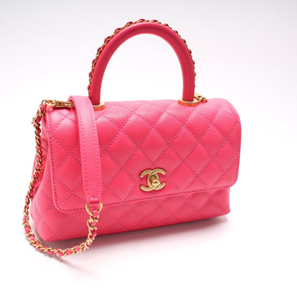 Chanel Coco Mini Chain Top Handle 32M Bag