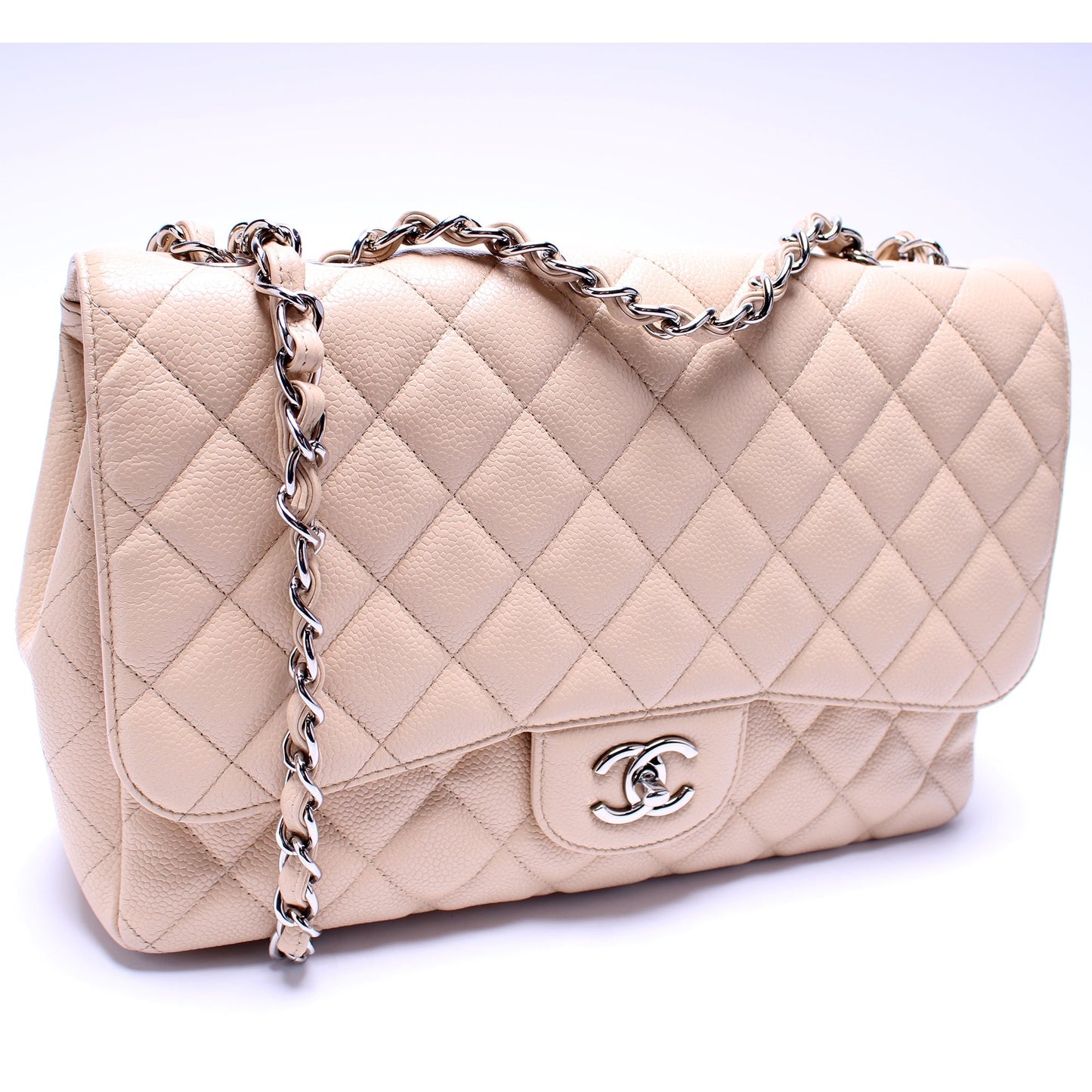 Chanel Classic Flap Jumbo Caviar 13M Bag