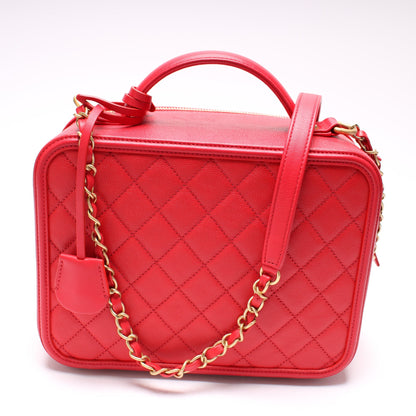 Chanel Filigree Vanity Case Large 25M Bag