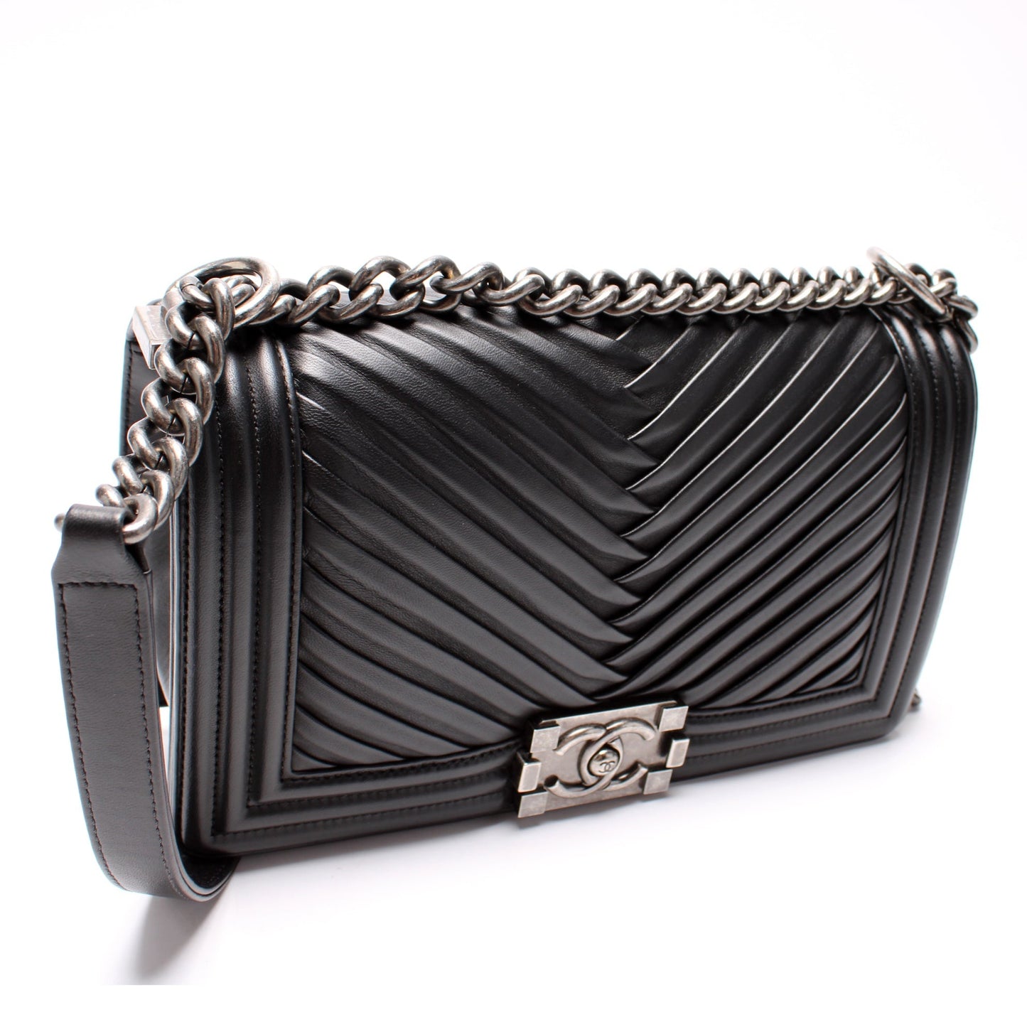 Chanel Boy Flap Medium New Lambskin 23M Bag