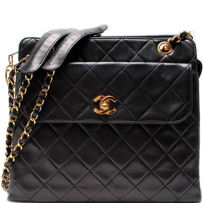 Chanel CC Front Pocket Shoulder Lambskin Vintage 1M Bag
