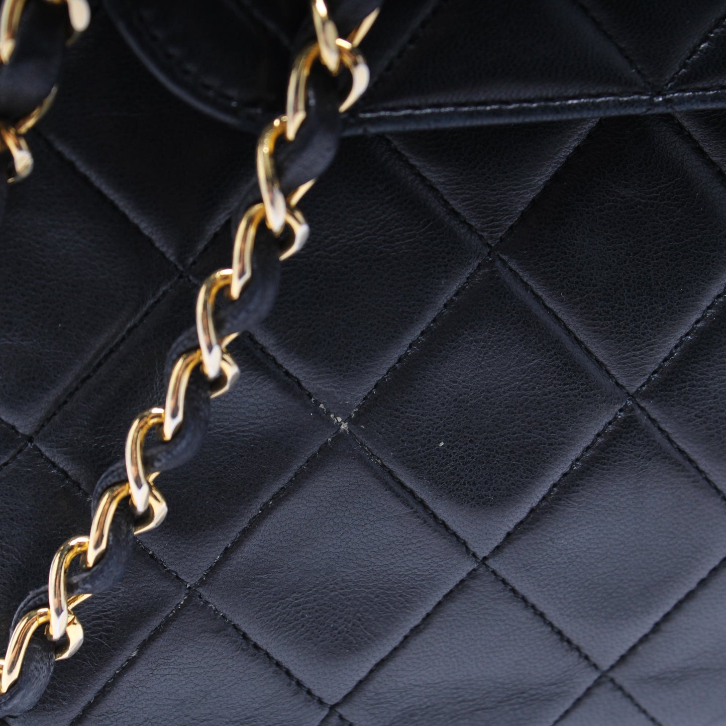 Chanel CC Front Pocket Shoulder Lambskin Vintage 1M Bag