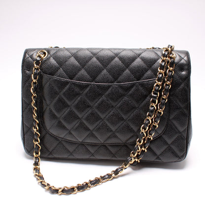 Chanel Classic Flap Jumbo Caviar 15M Bag