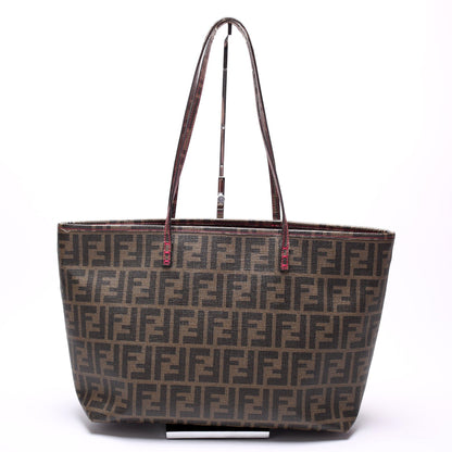 Fendi 8BH198 Zucca Zip Tote Bag