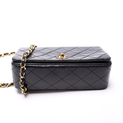 Chanel CC Full Flap Mini Quilted Lambskin Vintage Bag
