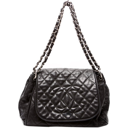 Chanel Timeless CC Accordion Flap Quilted Caviar Bag