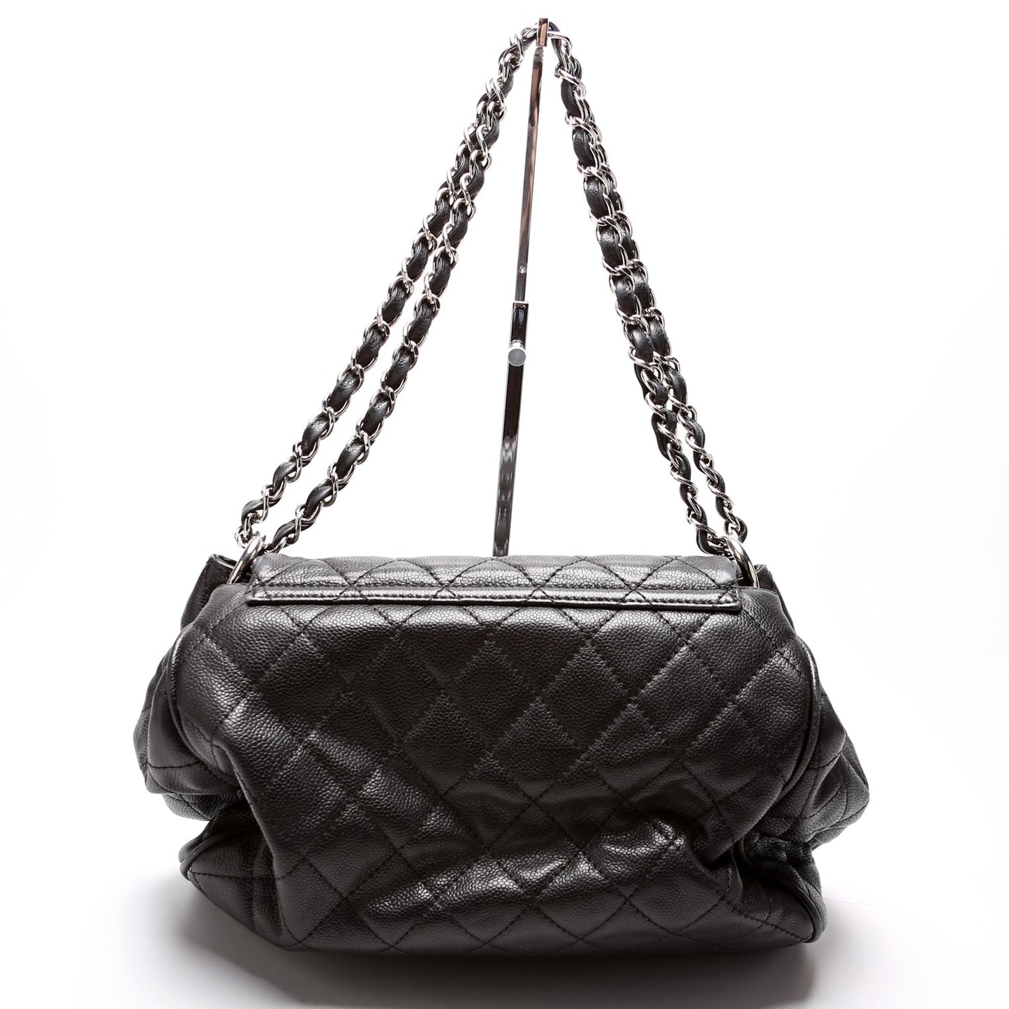 Chanel Timeless CC Accordion Flap Quilted Caviar Bag