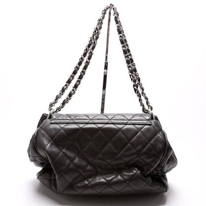 Chanel Timeless CC Accordion Flap Quilted Caviar Bag