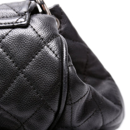 Chanel Timeless CC Accordion Flap Quilted Caviar Bag
