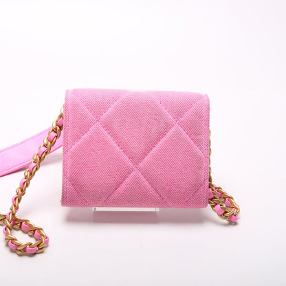 Chanel 19 Flap Coin Purse W/Chain Bag
