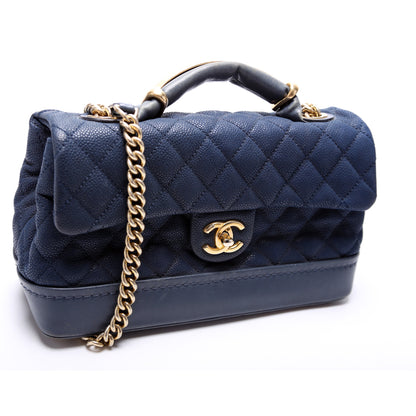 Chanel Globe Trotter Medium Quilted Caviar 18M Bag