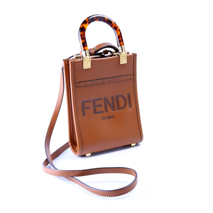 Fendi 8BS051 Mini Sunshine Shopper Bag