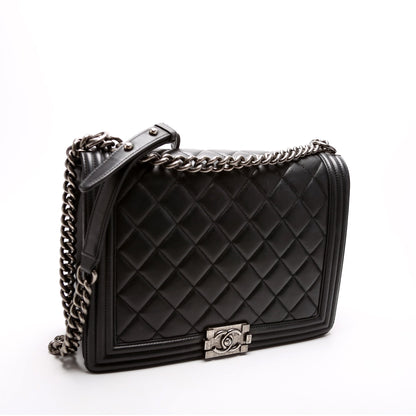 Chanel Boy Flap Large Lambskin 19M Bag