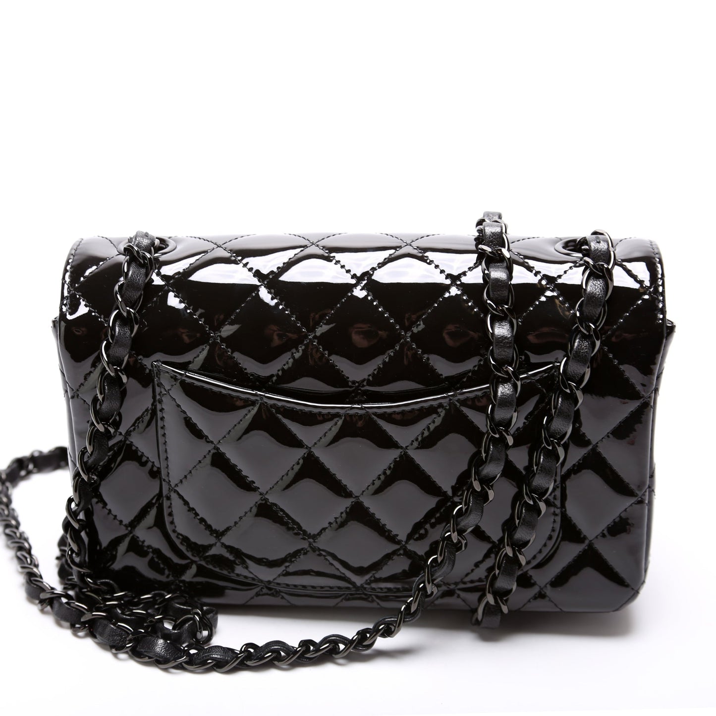 Chanel Classic Flap Mini Rectangle Patent 32M+ Bag
