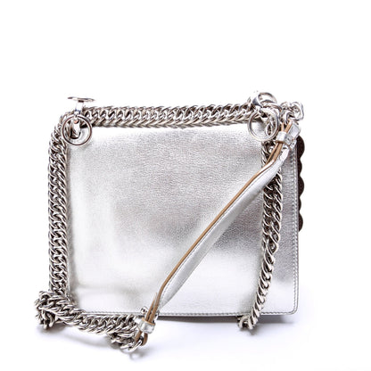 Fendi Kan I Small Scalloped Leather 8M0381 Bag