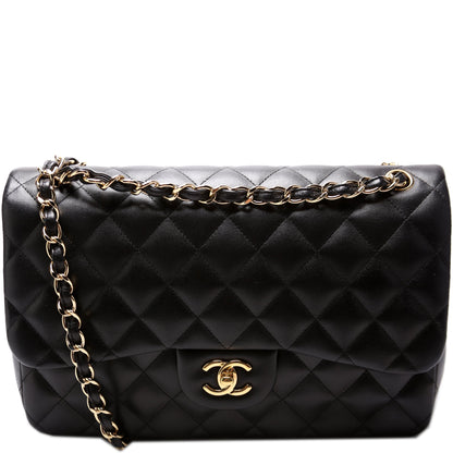 Chanel Classic Flap Jumbo Lambskin 17-20M Bag