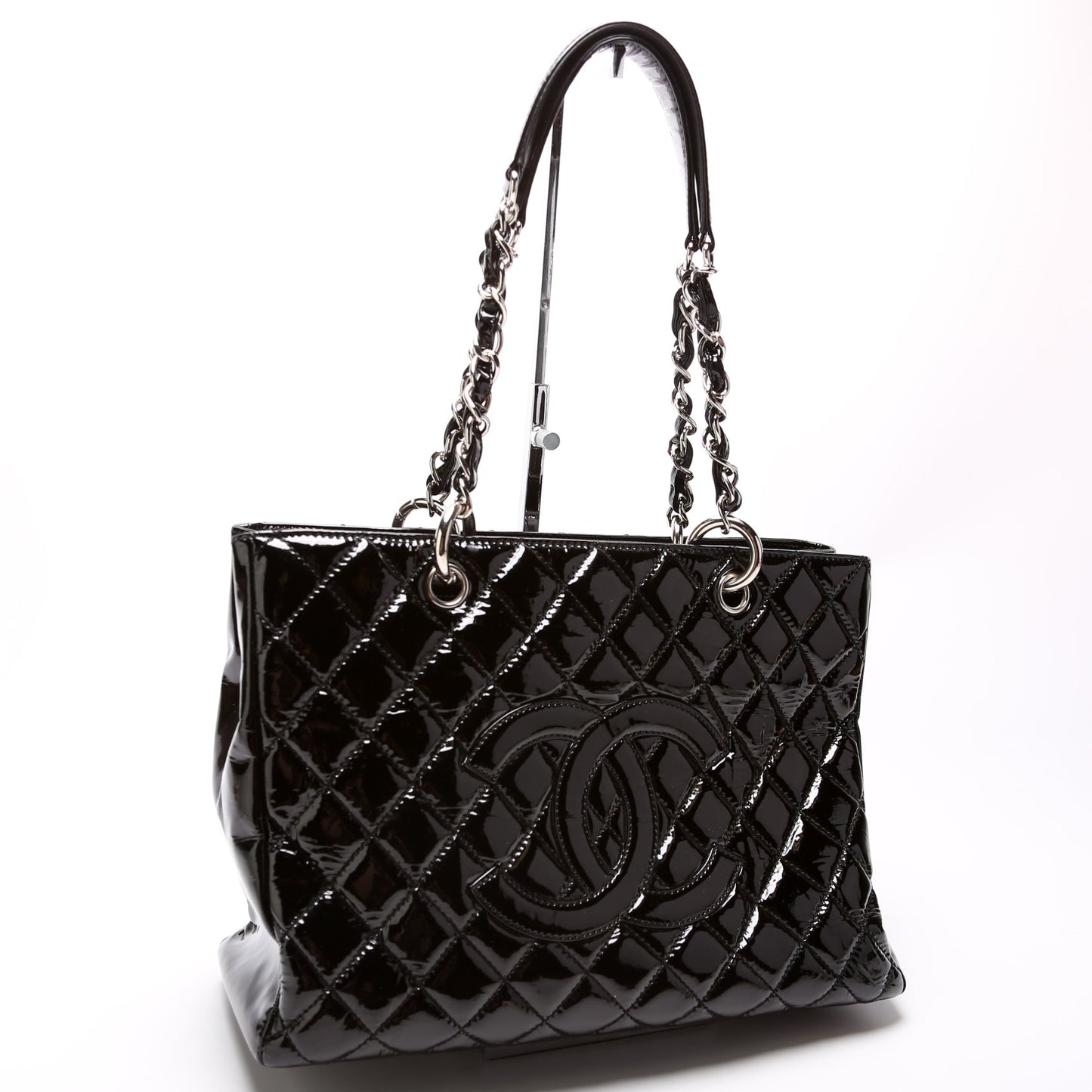 Chanel Grand Shopping Tote Patent Leather Bag