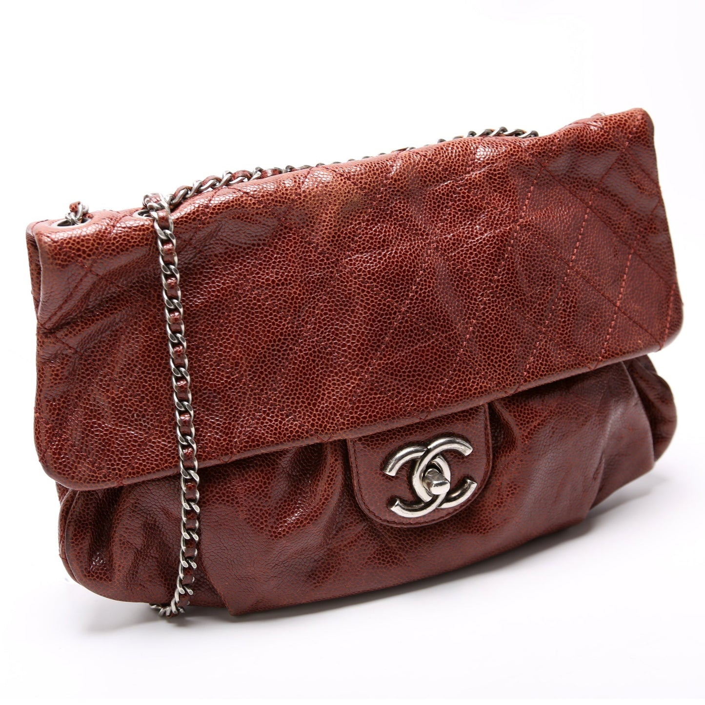 Chanel Coco Pleats Flap Caviar 16M Bag