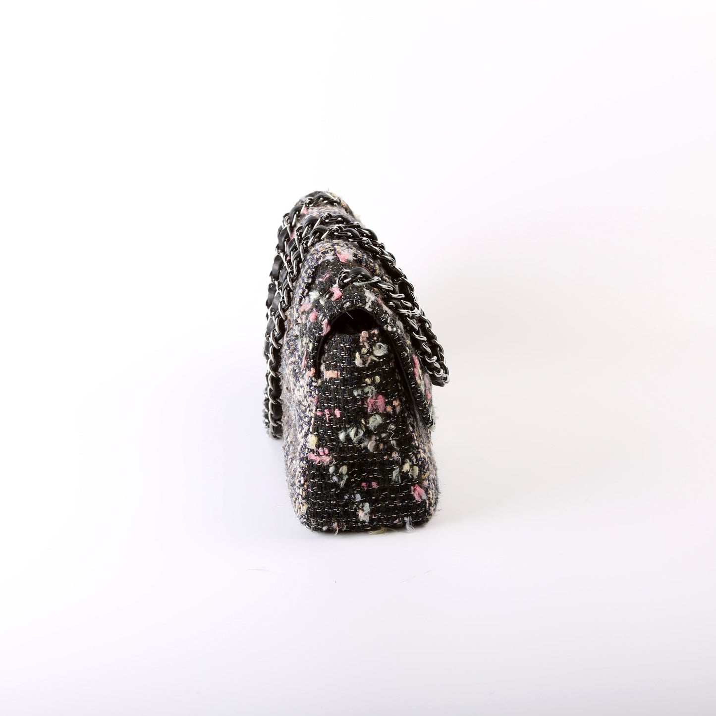 Chanel CC Single Flap Tweed 9M Bag