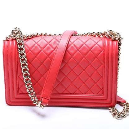 Chanel Boy Flap Medium New Calfskin 27M Bag