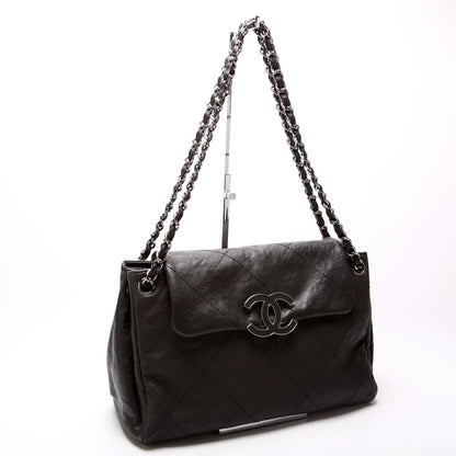 Chanel Hamptons CC Accordion Flap Tote Calfskin 15M Bag