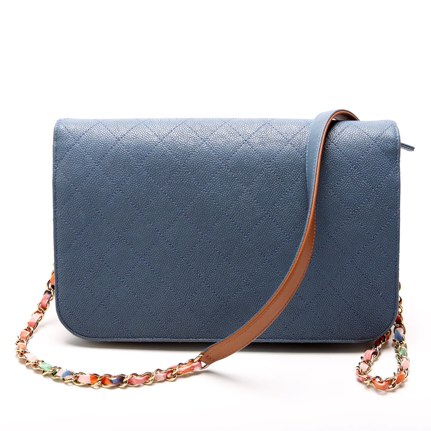 Chanel Thread Around Chain Flap Medium Caviar 23M Bag