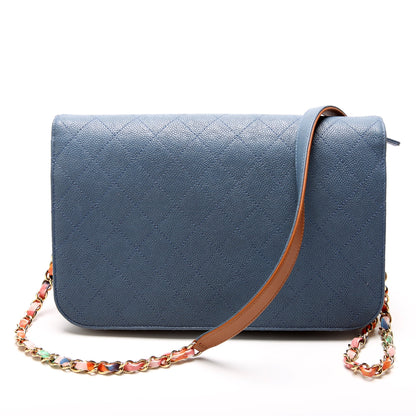 Chanel Thread Around Chain Flap Medium Caviar 23M Bag