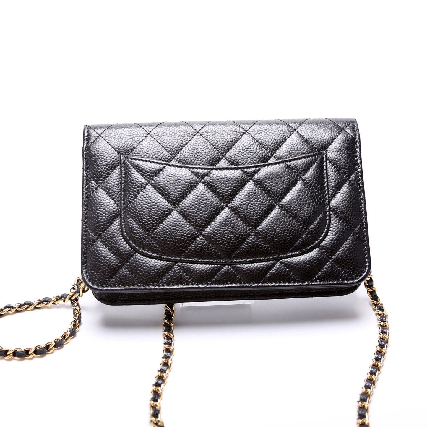 Chanel WOC Classic Quilted Caviar Bag