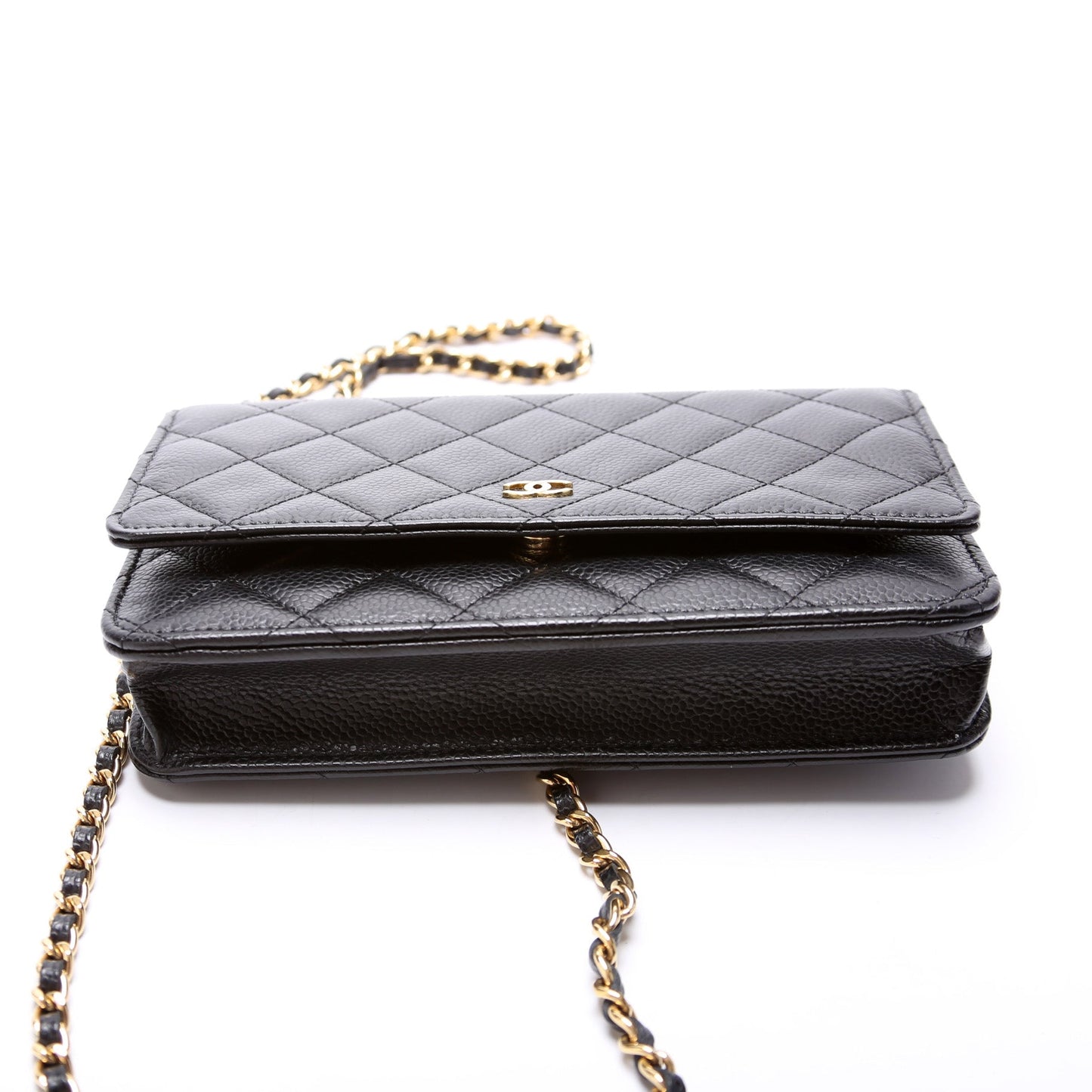 Chanel WOC Classic Quilted Caviar Bag