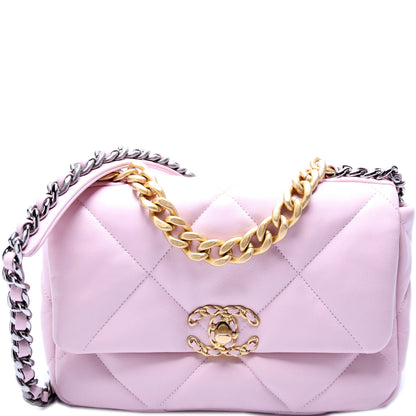 Chanel 19 Medium Flap Quilted Goatskin 31M Bag