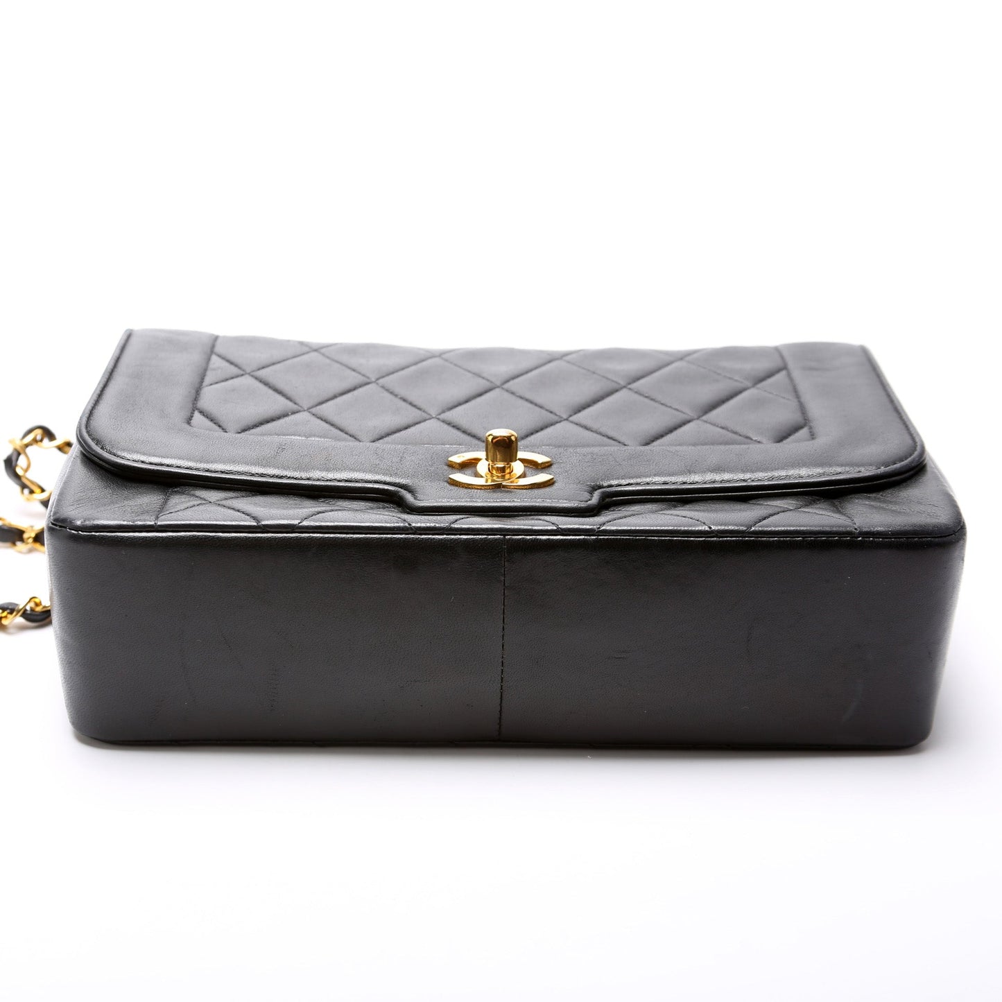 Chanel Vintage Geometric Diana Medium Flap Quilted Lambskin 2M Bag