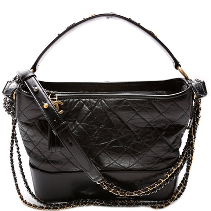 Chanel Gabrielle Hobo with Bicolor Logo Strap Bag