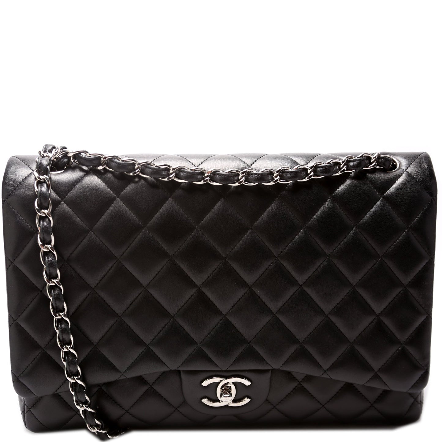 Chanel Classic Flap Maxi Lambskin 17-20M Bag