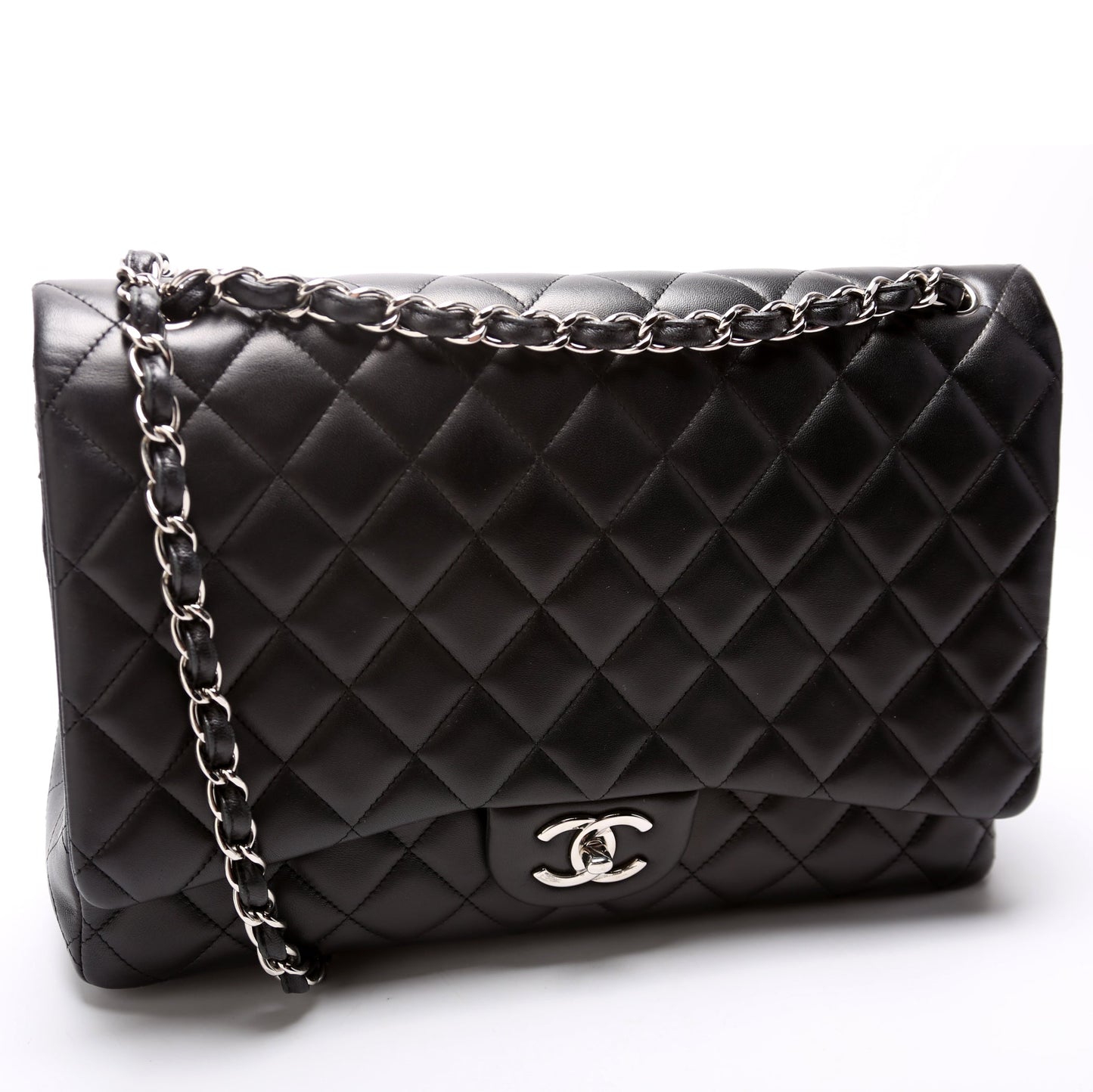 Chanel Classic Flap Maxi Lambskin 17-20M Bag