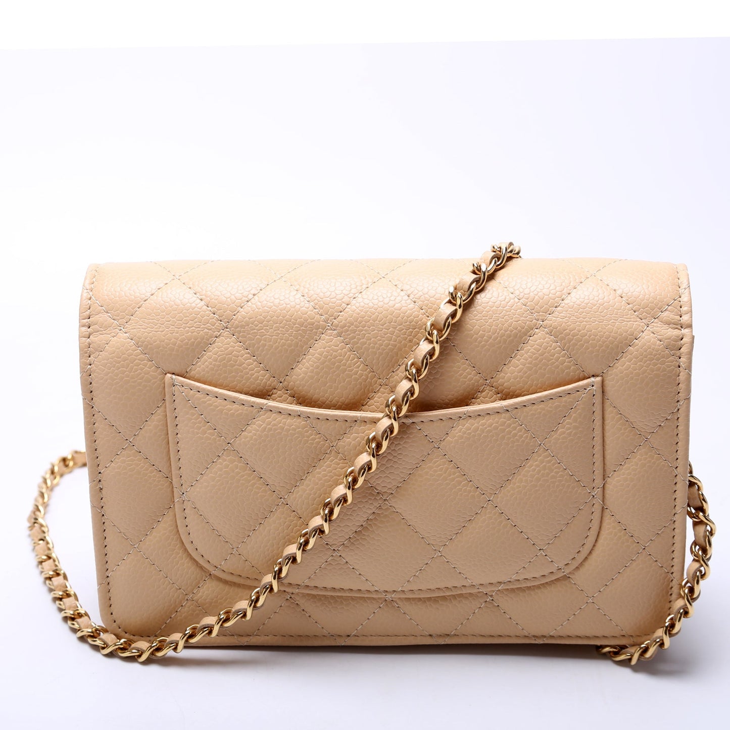 Chanel WOC Classic Quilted Caviar Bag