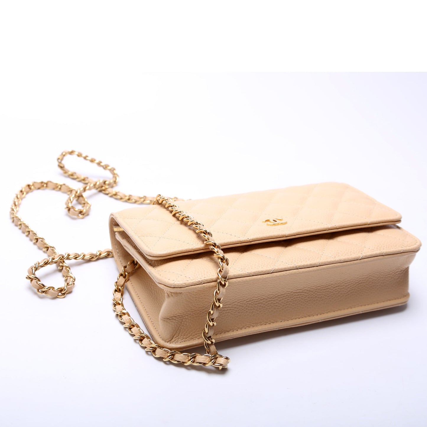 Chanel WOC Classic Quilted Caviar Bag